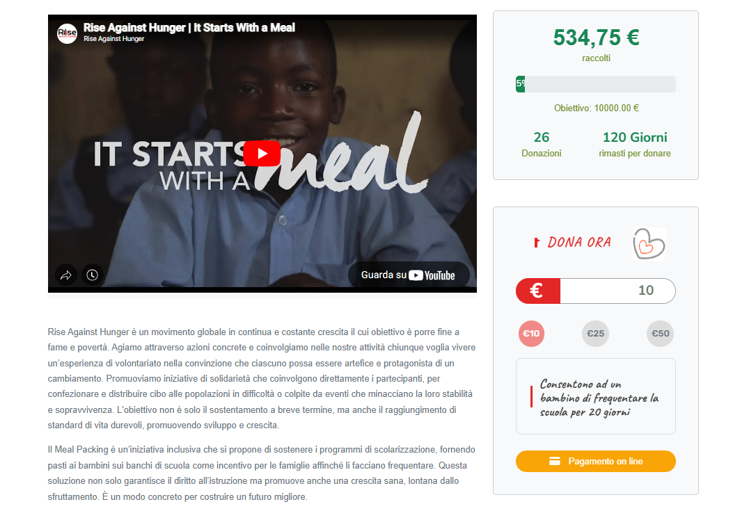 Strumenti di raccolta fondi