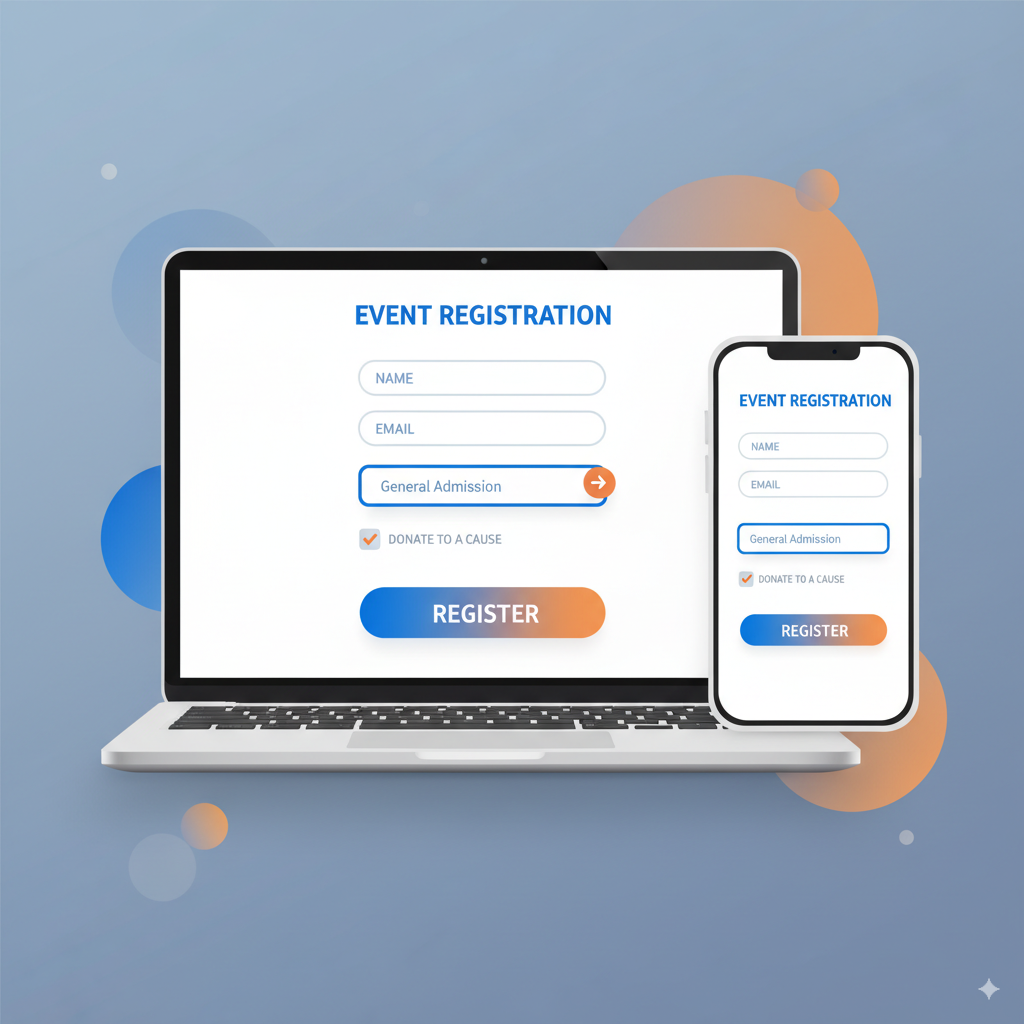 UI registrazione evento